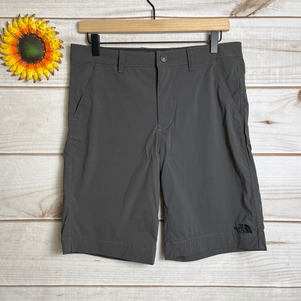 The North Face Boy's Gray Hiking Shorts Adjustable Waist Size XL (18/20)